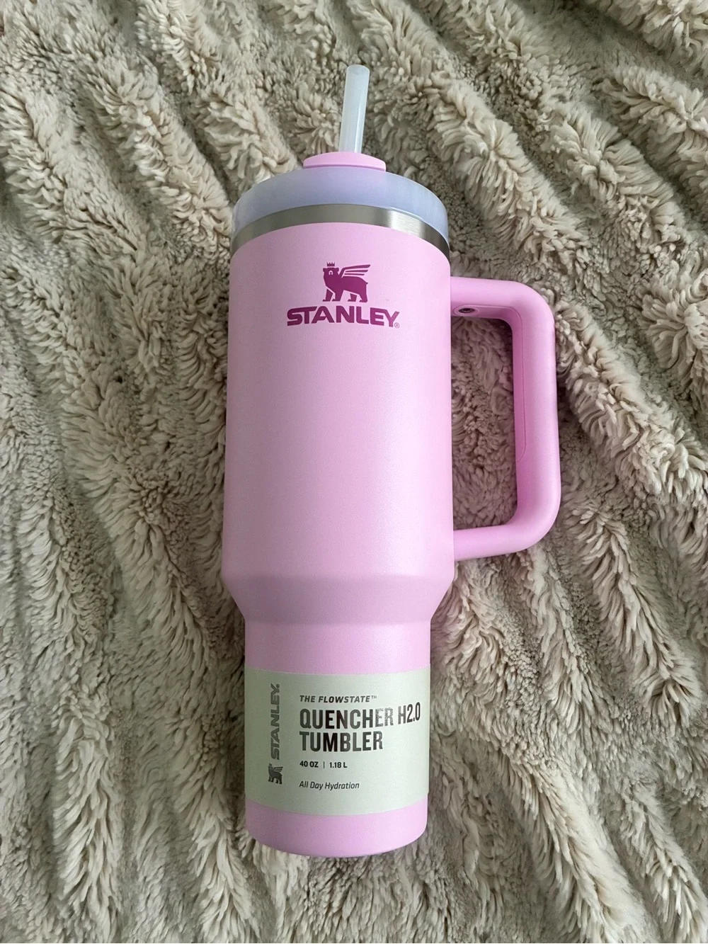 NWT Stanley cherry blossom Insulated Tumbler with Handle and Straw 30oz - Picture 2 of 6